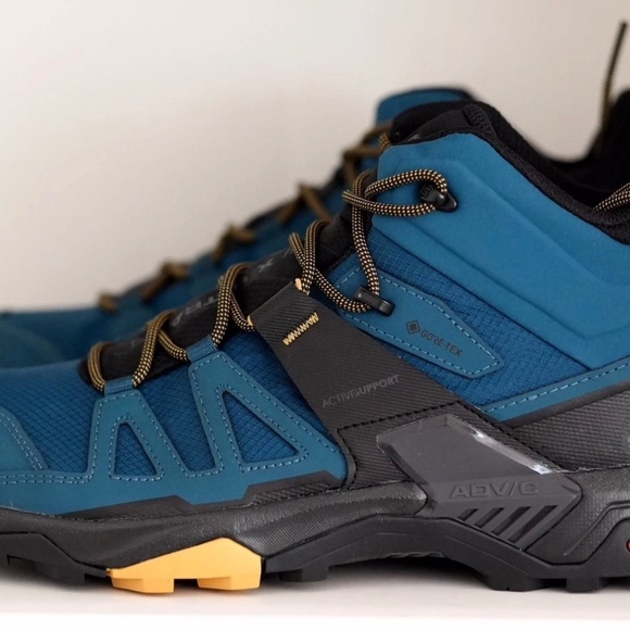 Salomon X Ultra 4 Mid GTX Gore-Tex Hiking Boots Waterproof Legion/Black/Leaf Men - Picture 5 of 6